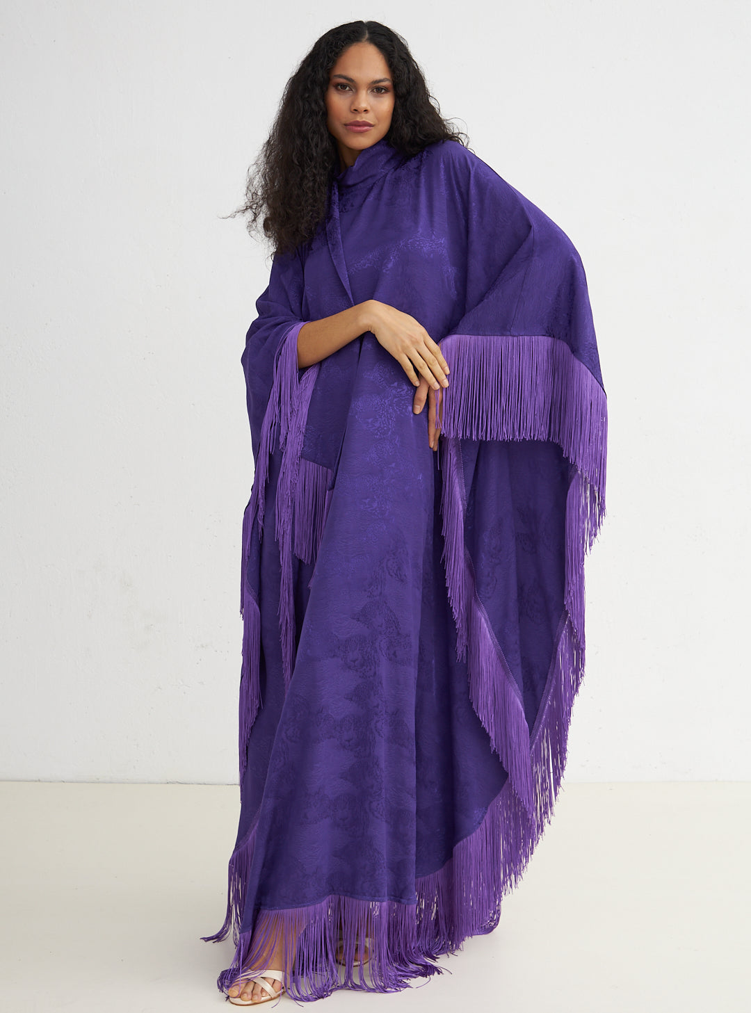 Purple sales kaftan dress