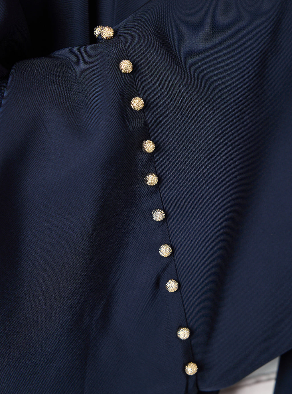 Golden Embroidery Navy Abaya