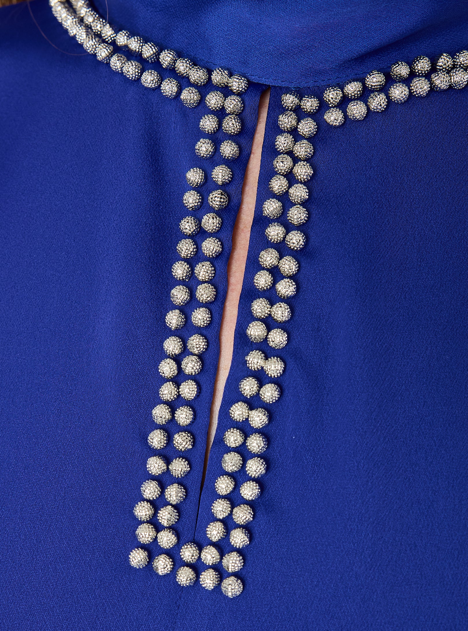 Royal Blue Embellished Kaftan