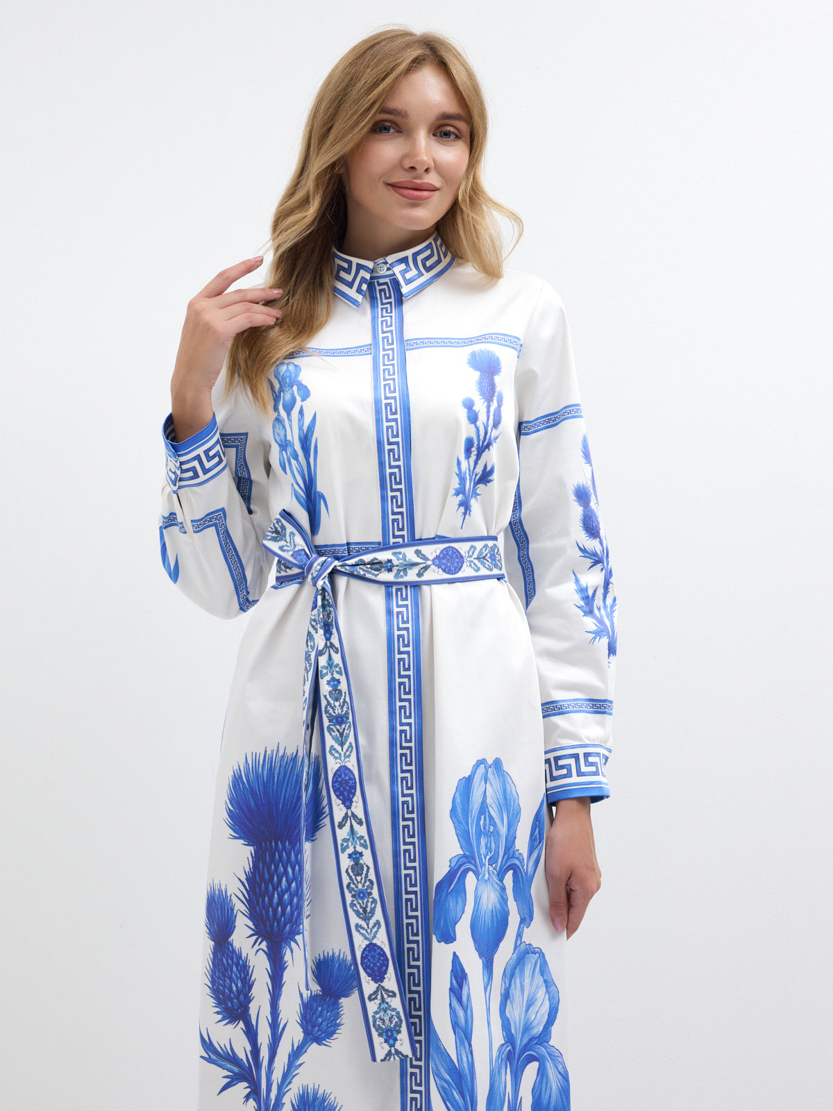 Blu Mediterraneo Maxi Dress