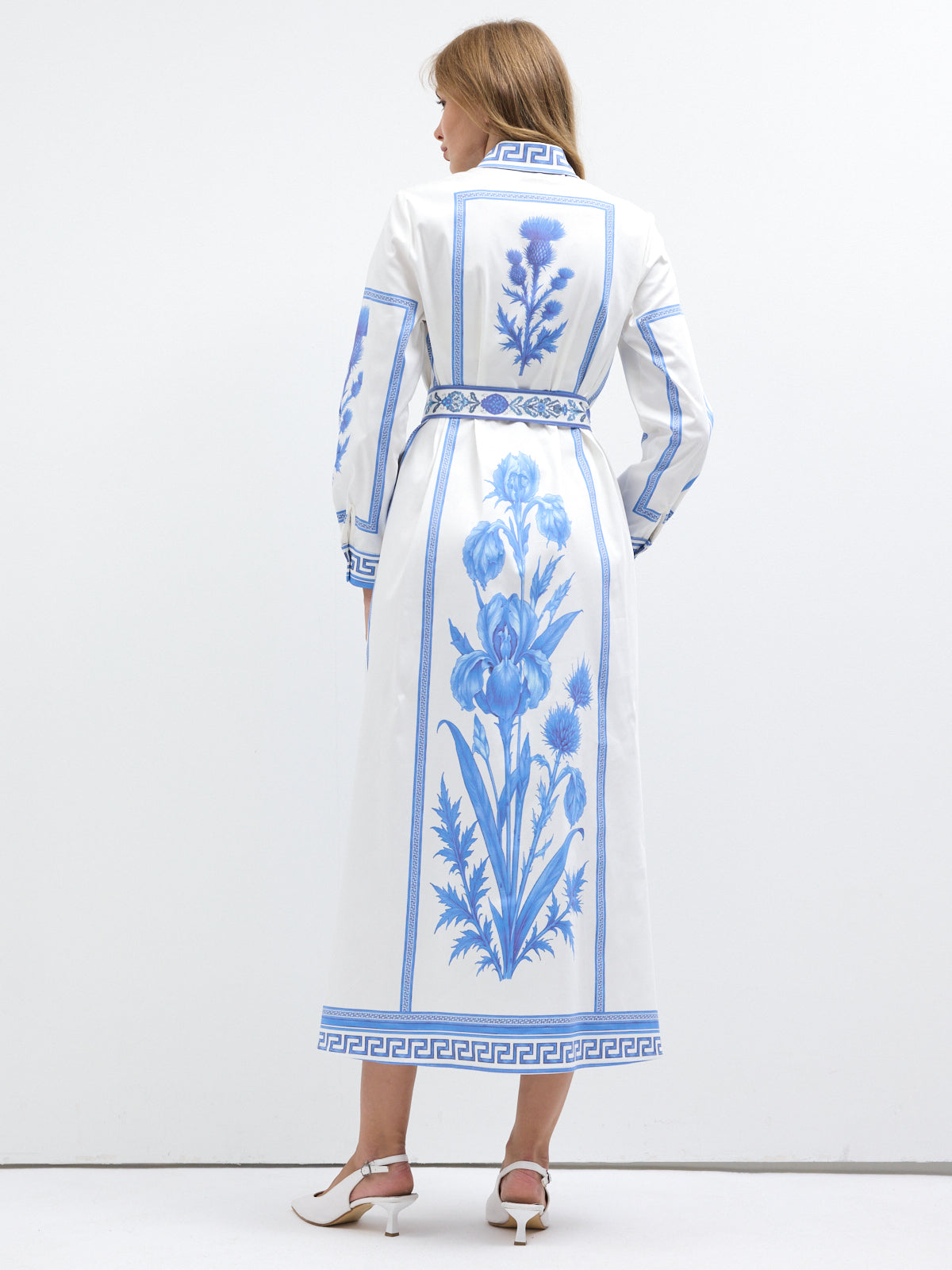 Blu Mediterraneo Maxi Dress
