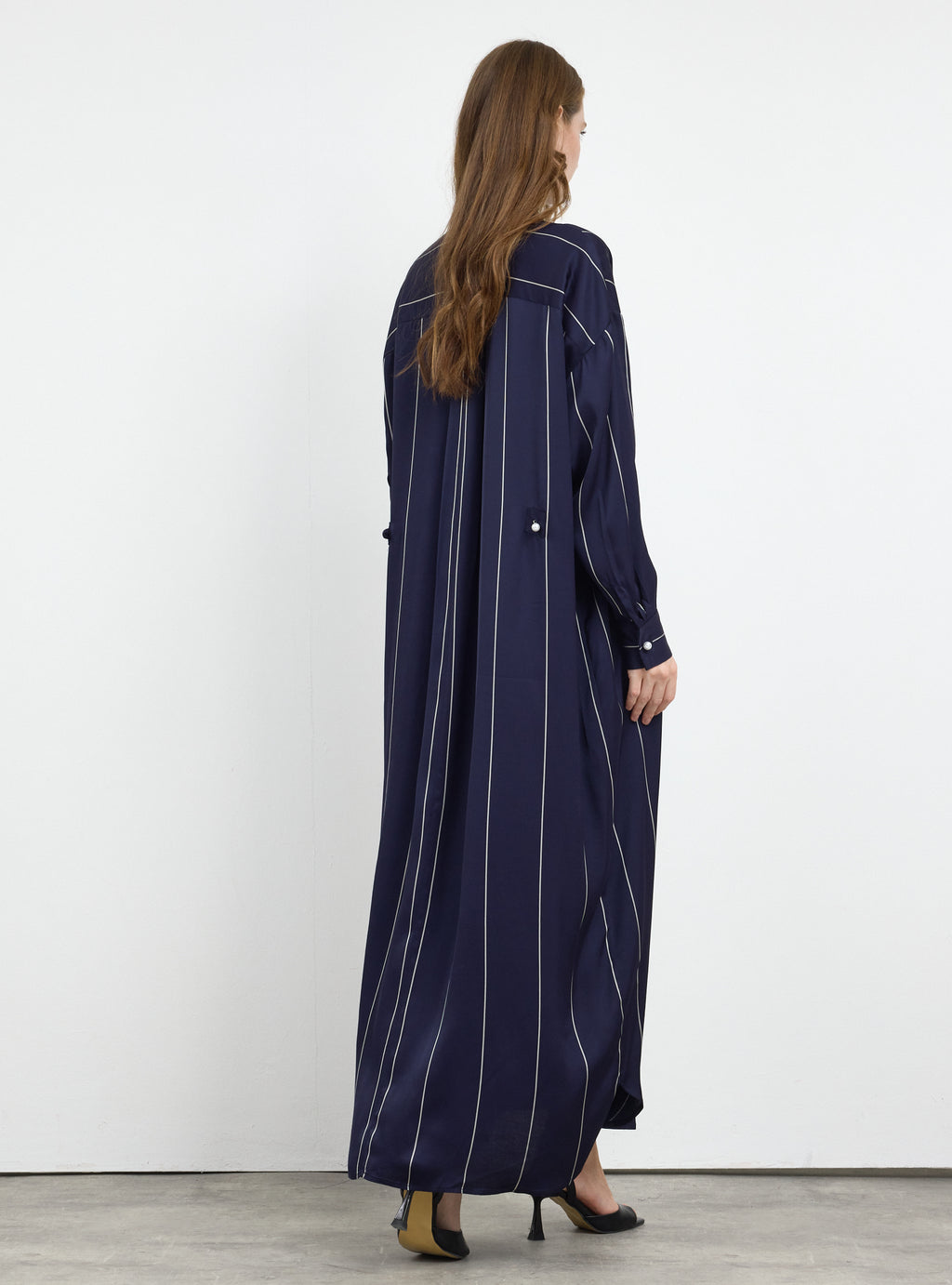 Navy Stripe Convertible Dress
