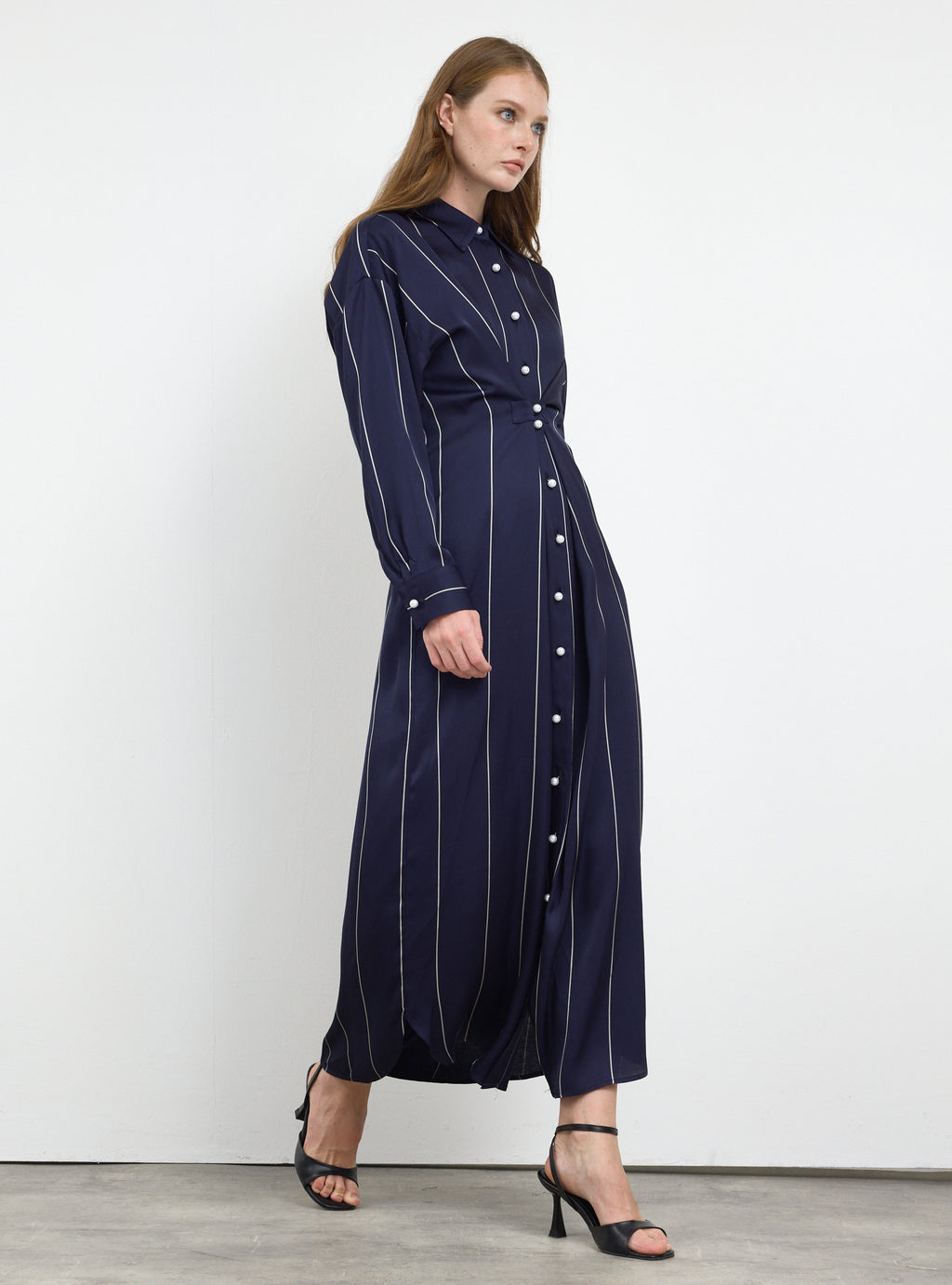 Navy Stripe Convertible Dress