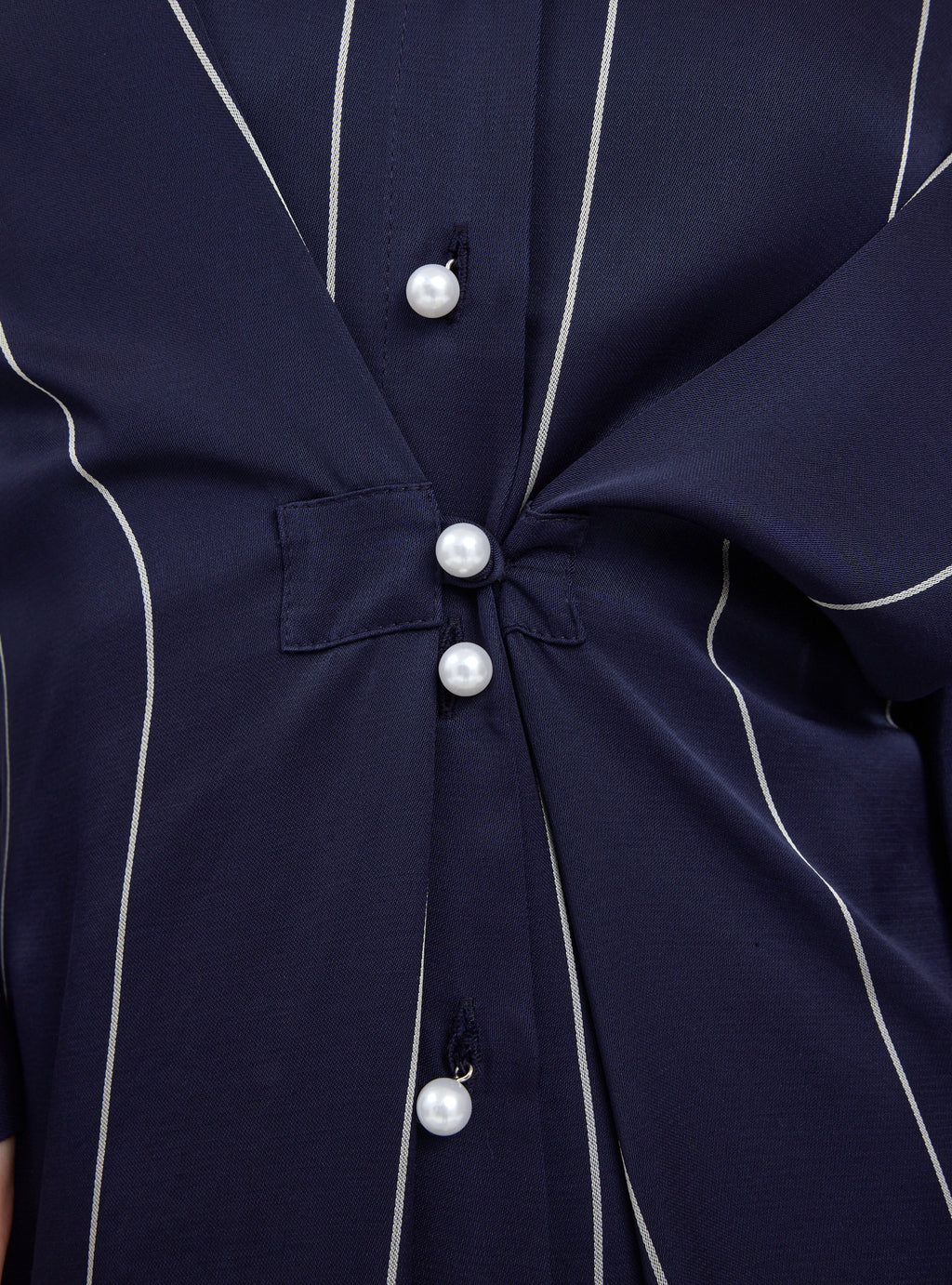 Navy Stripe Convertible Dress