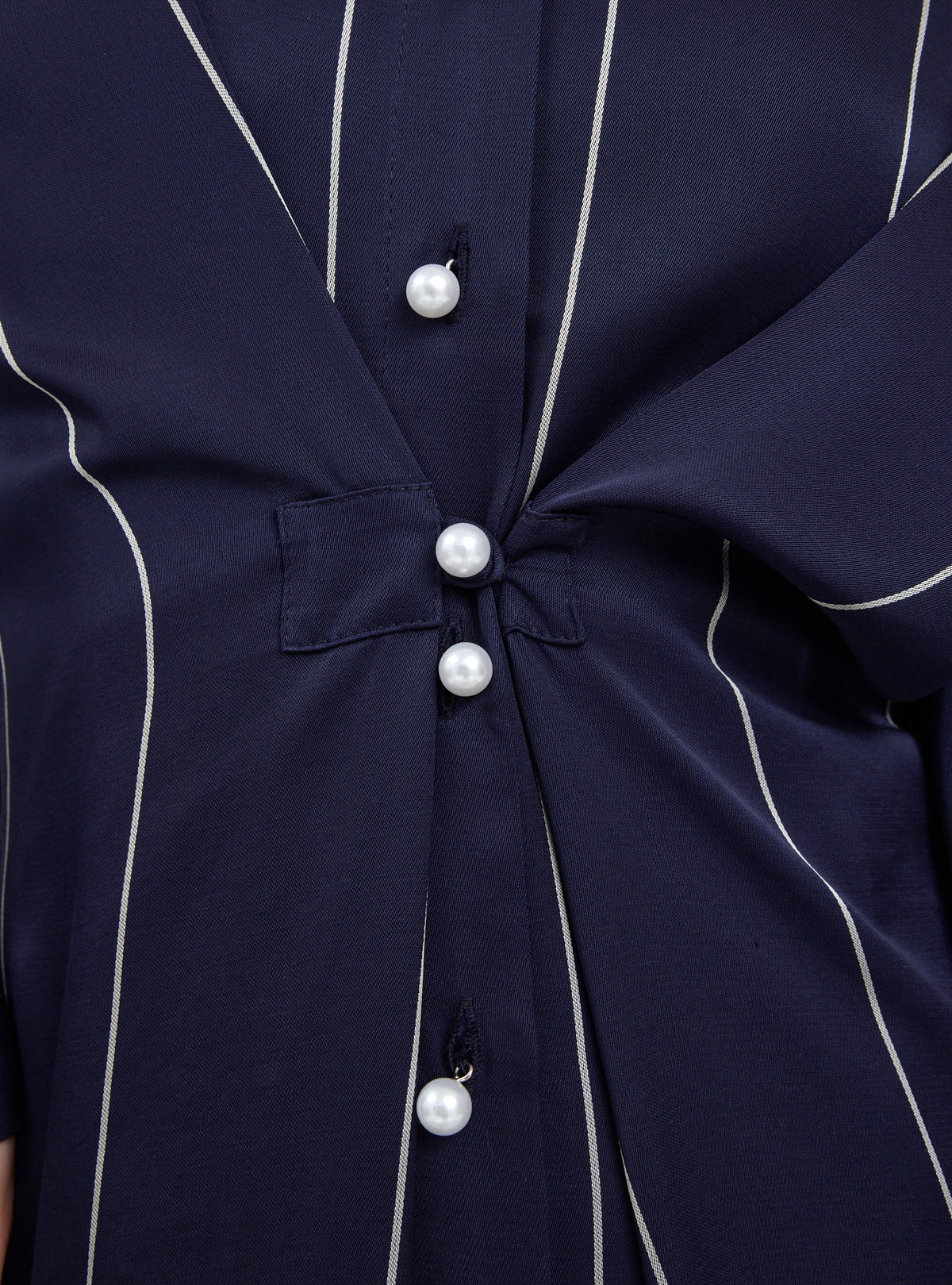 Navy Stripe Convertible Dress