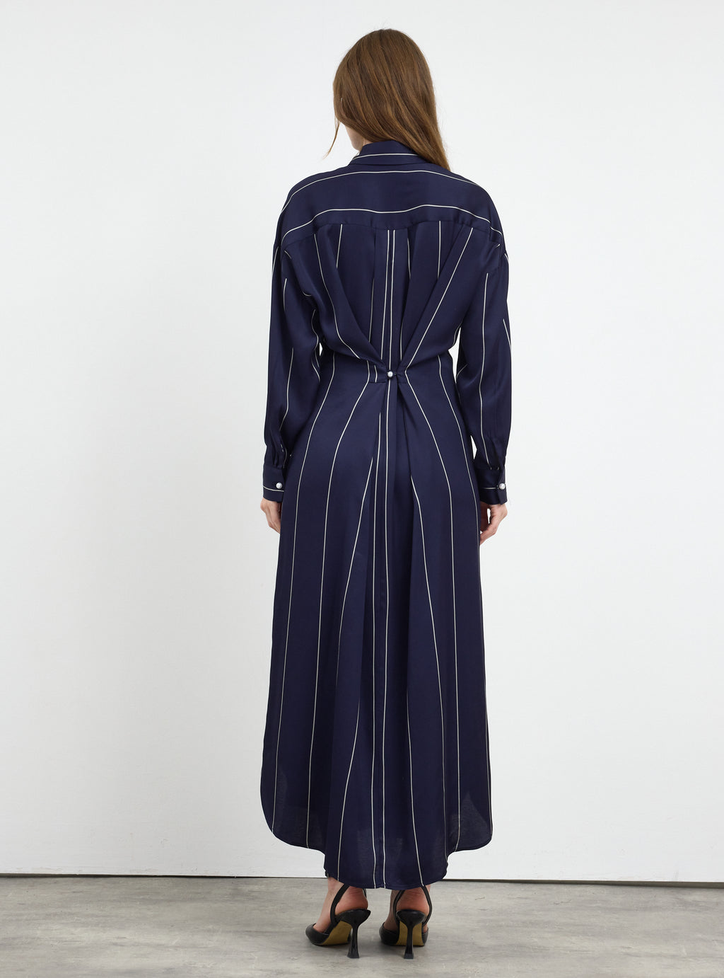 Navy Stripe Convertible Dress