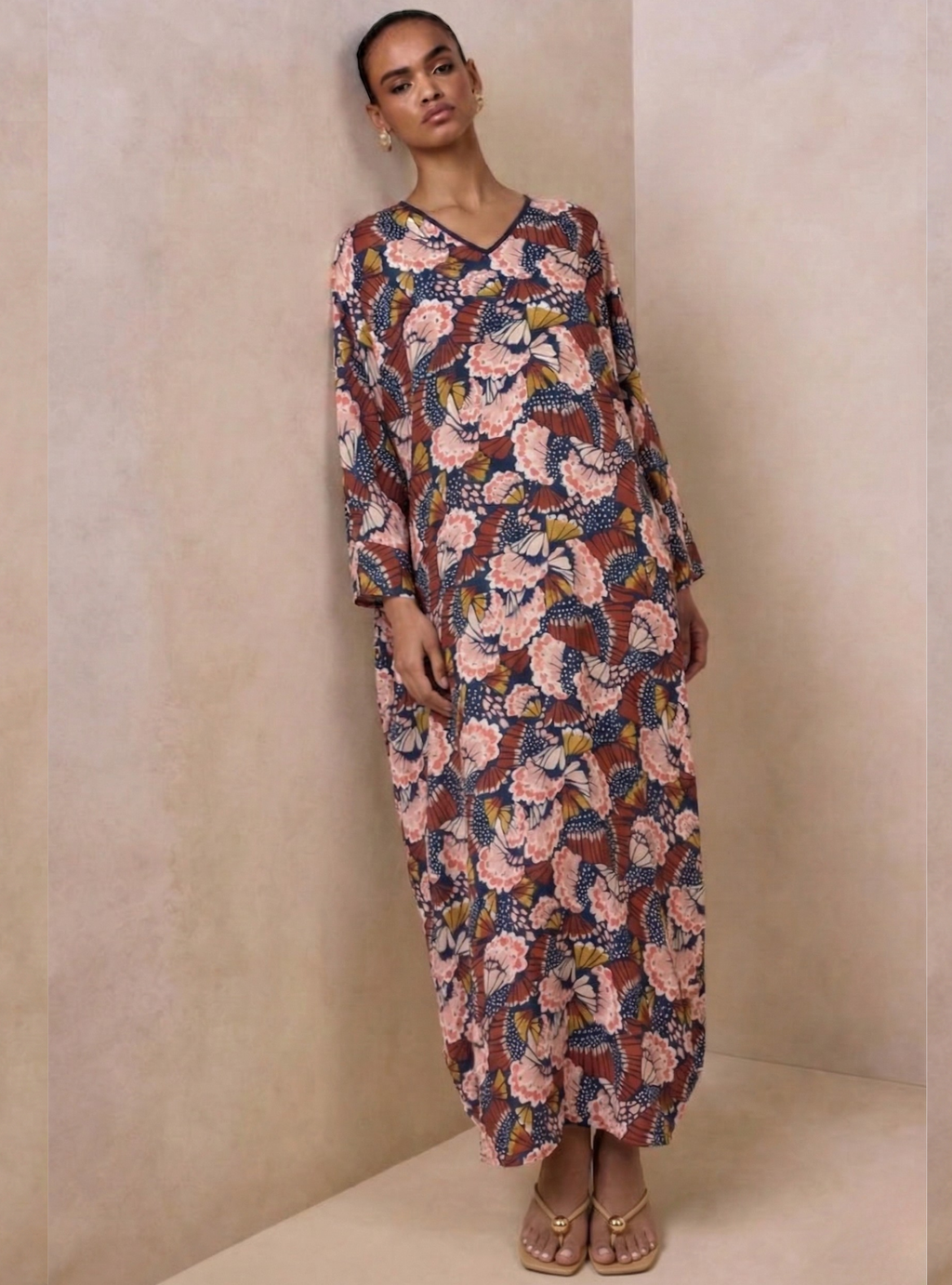Viscose Kaftan Dress - Store WF