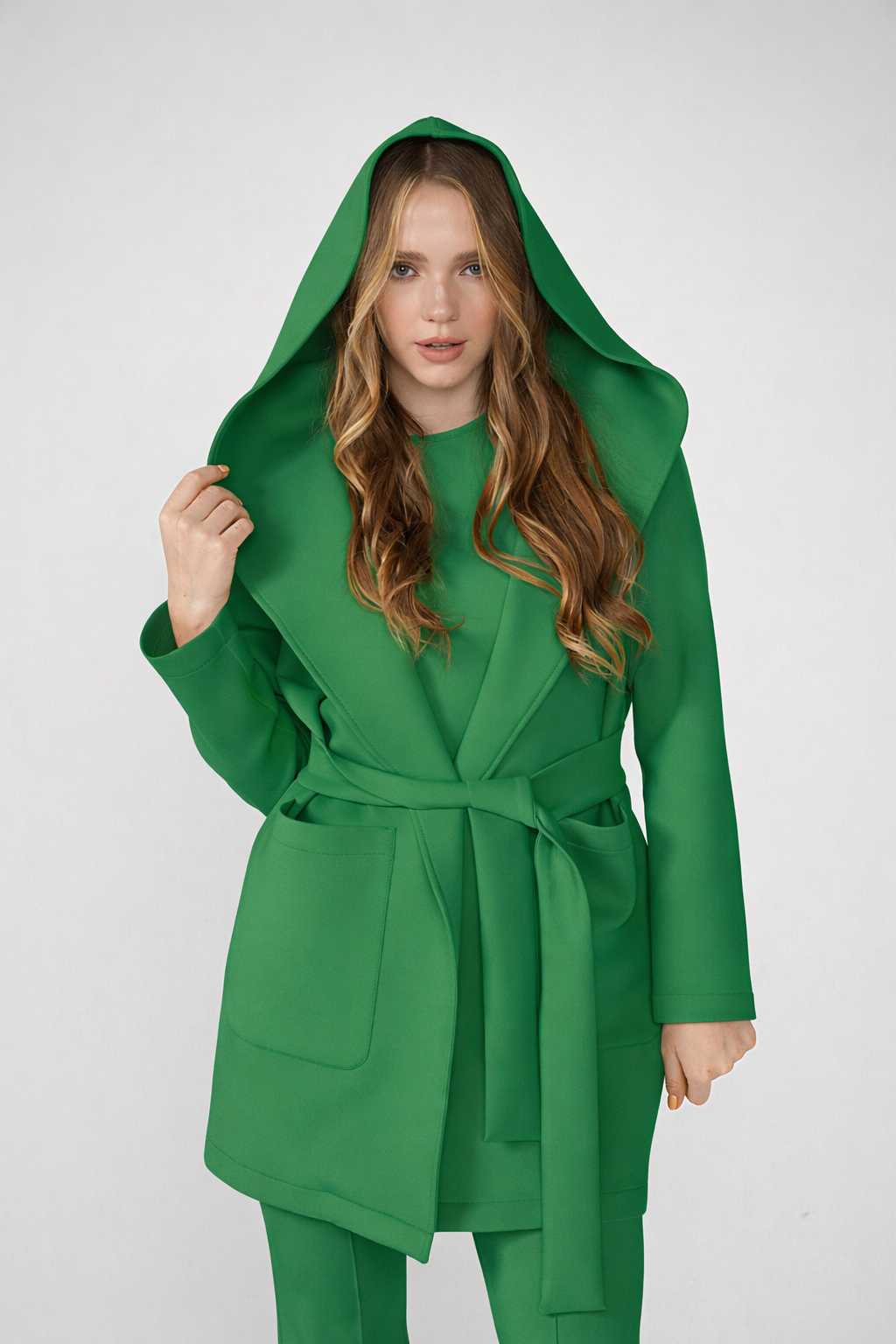 Green Scuba Jacket & Pant Set - Store WF