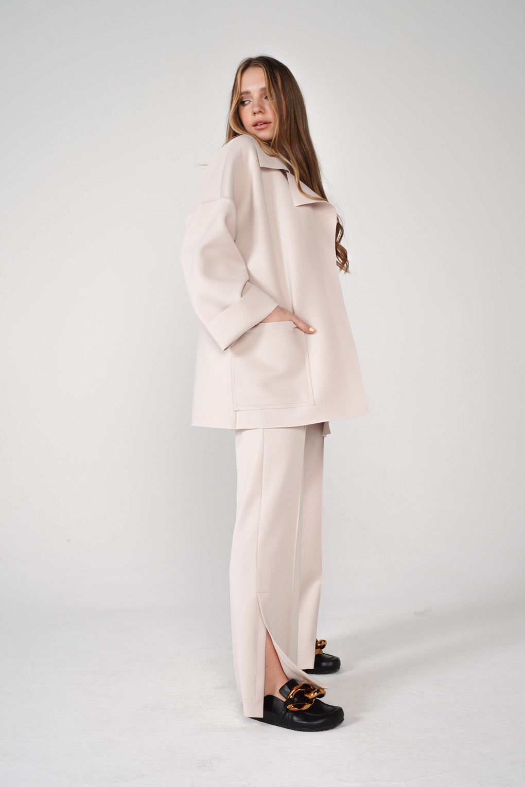 Laser Cut Scuba Jacket & Pant Set - Store WF