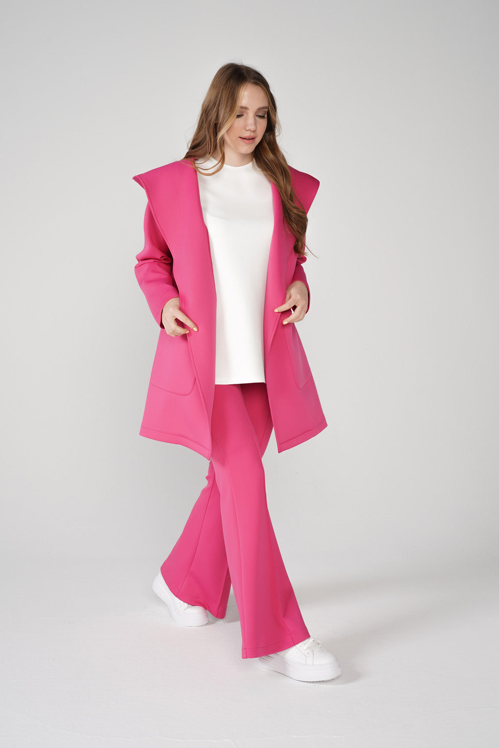 Pink Scuba Jacket & Pant Set - Store WF