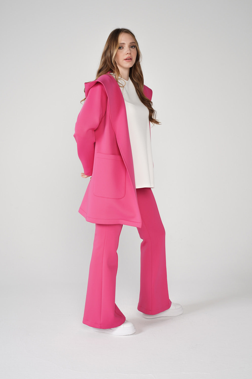 Pink Scuba Jacket & Pant Set - Store WF