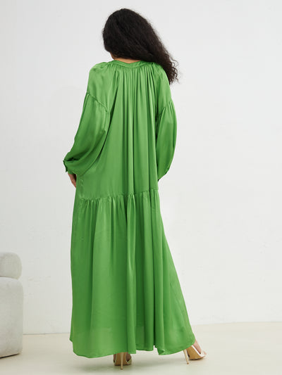 Green Over Size Dress