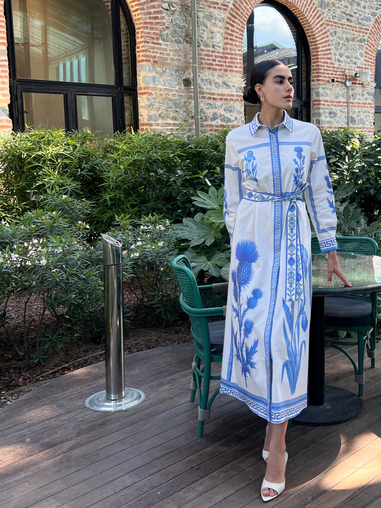 Blu Mediterraneo Maxi Dress