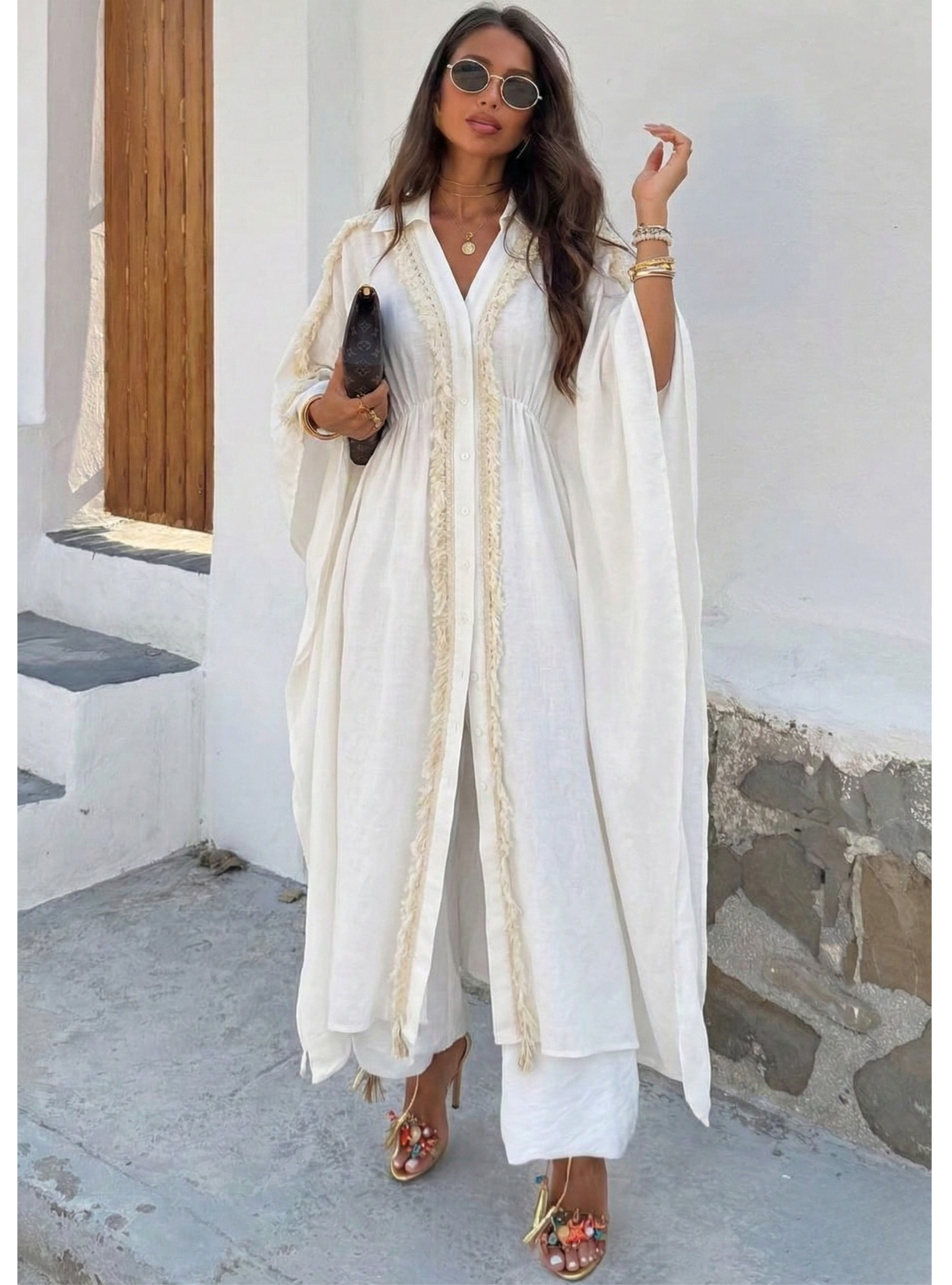 kaftan shirt dress Oversized White Shirt Dress, Minimalist Linen Kaftan Dress, Loose Linen Tunic Dress, Scandinavian Style, Relaxed Fit Loungewear,summer Dress
