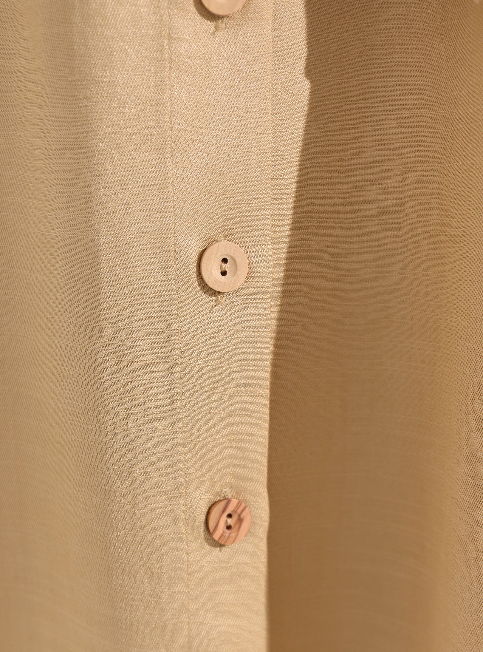 Shirt Neck Belted Maxi Dress - Store WF