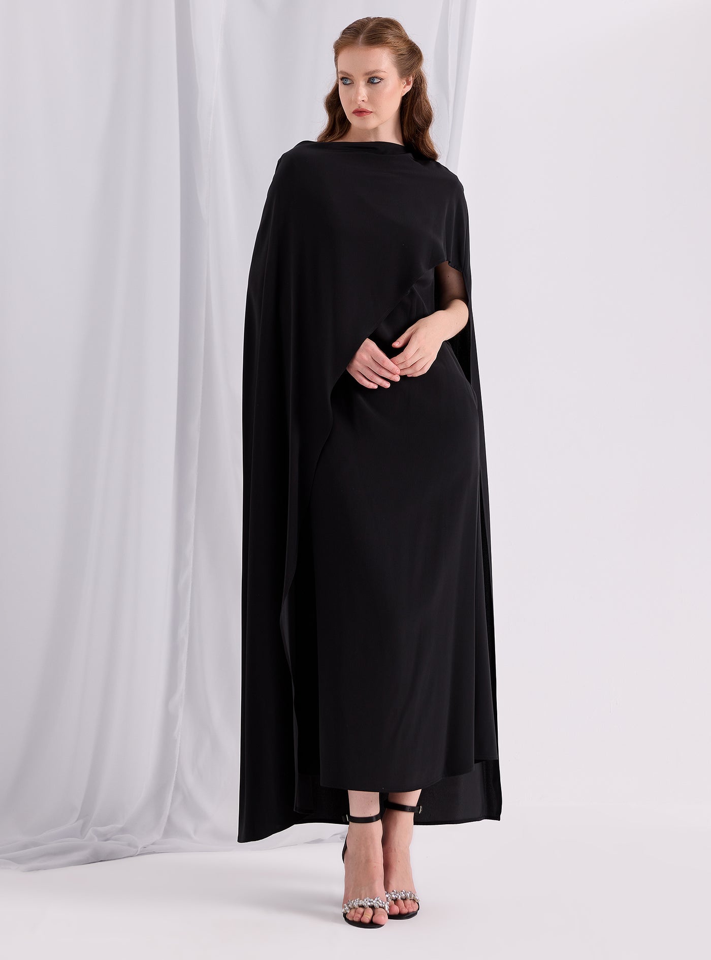 Black Cape & Dress