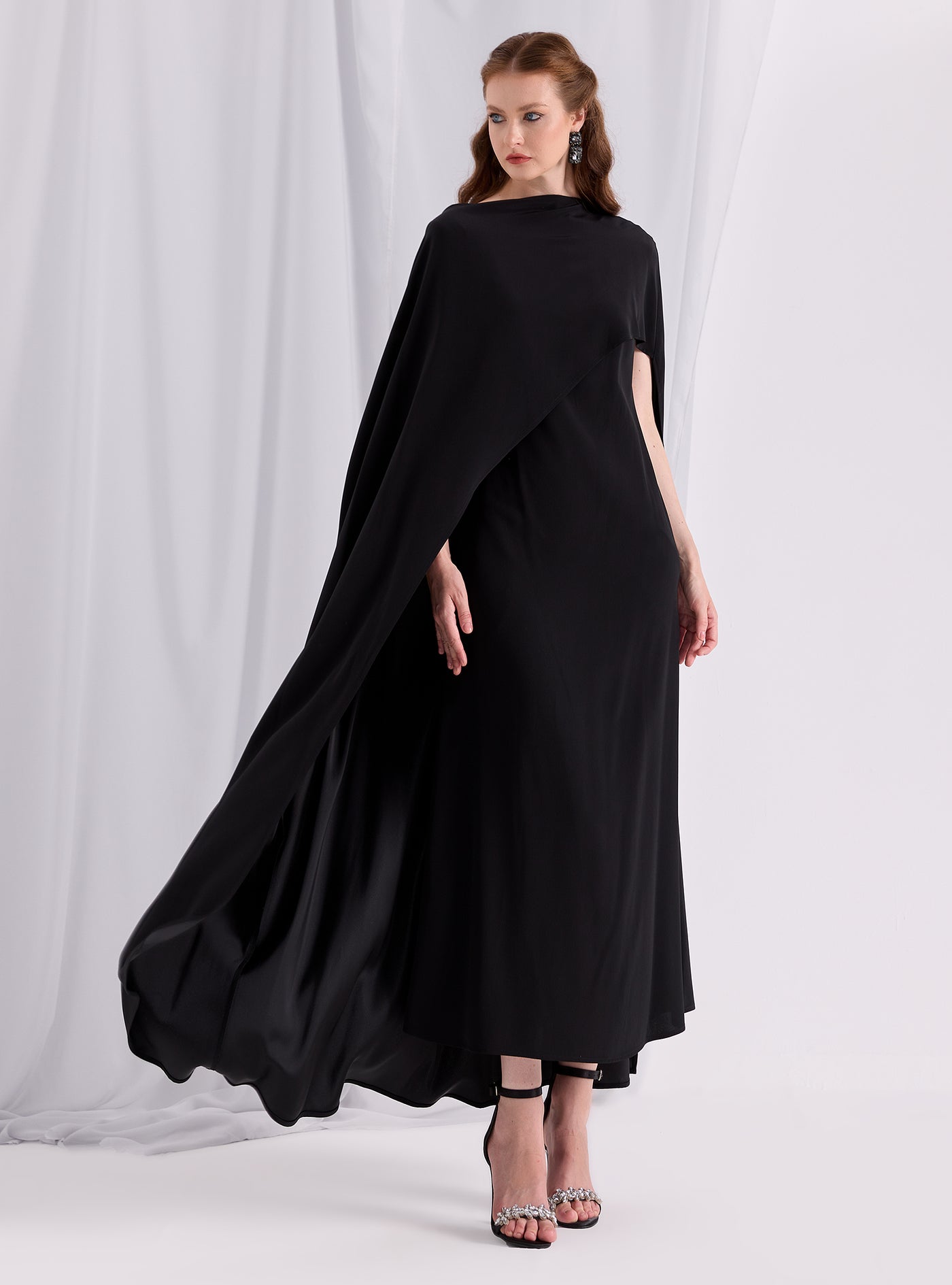 Black Cape & Dress