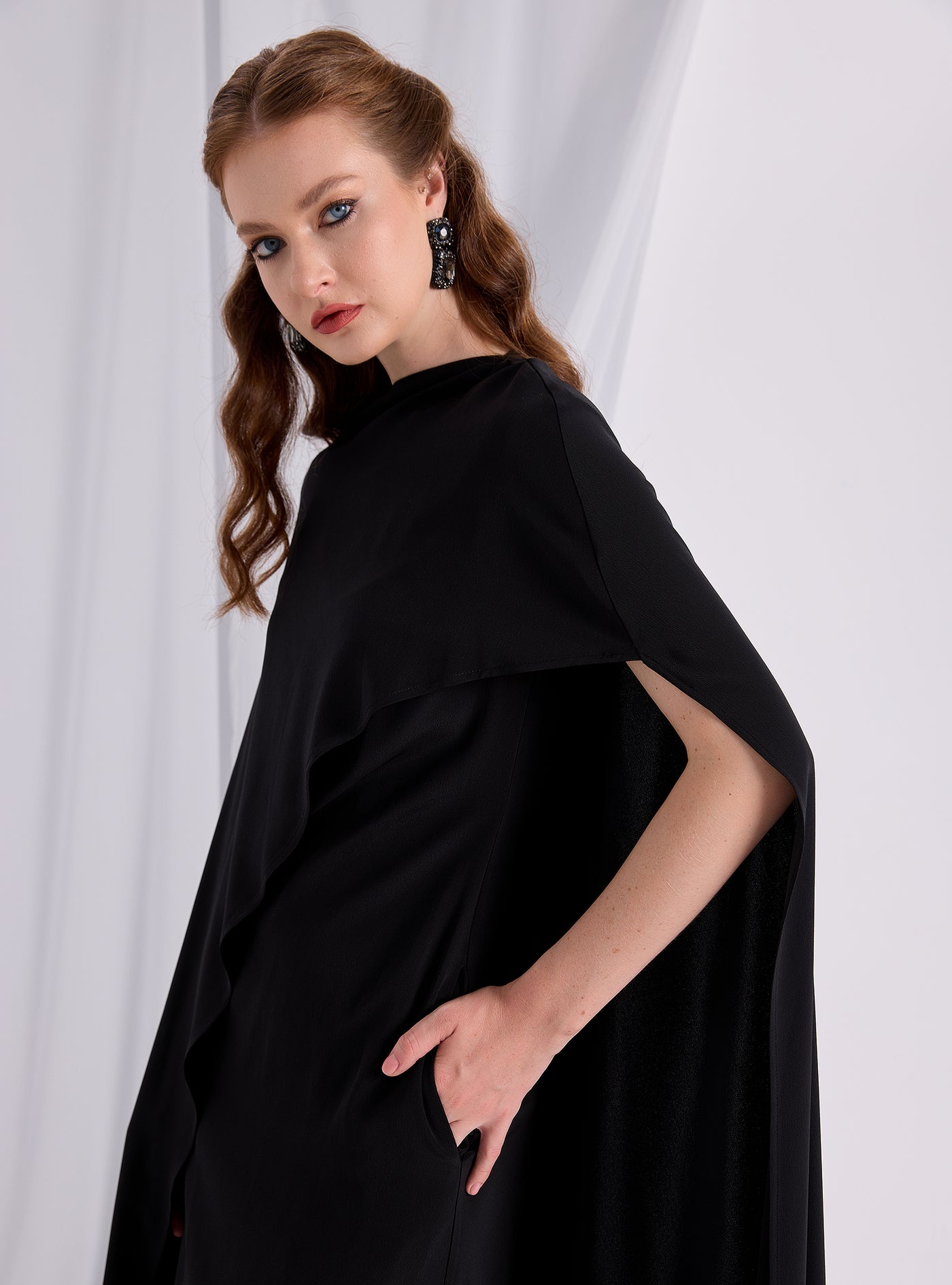 Black Cape & Dress