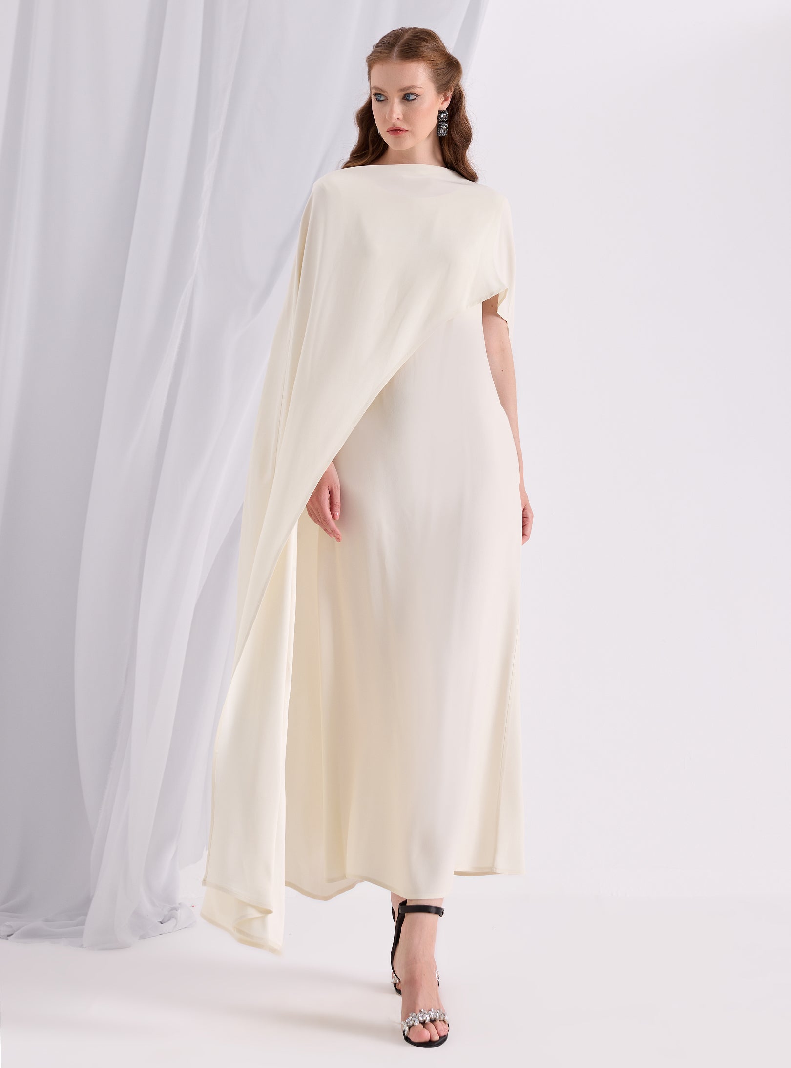 Off White Cape & Dress - Store WF