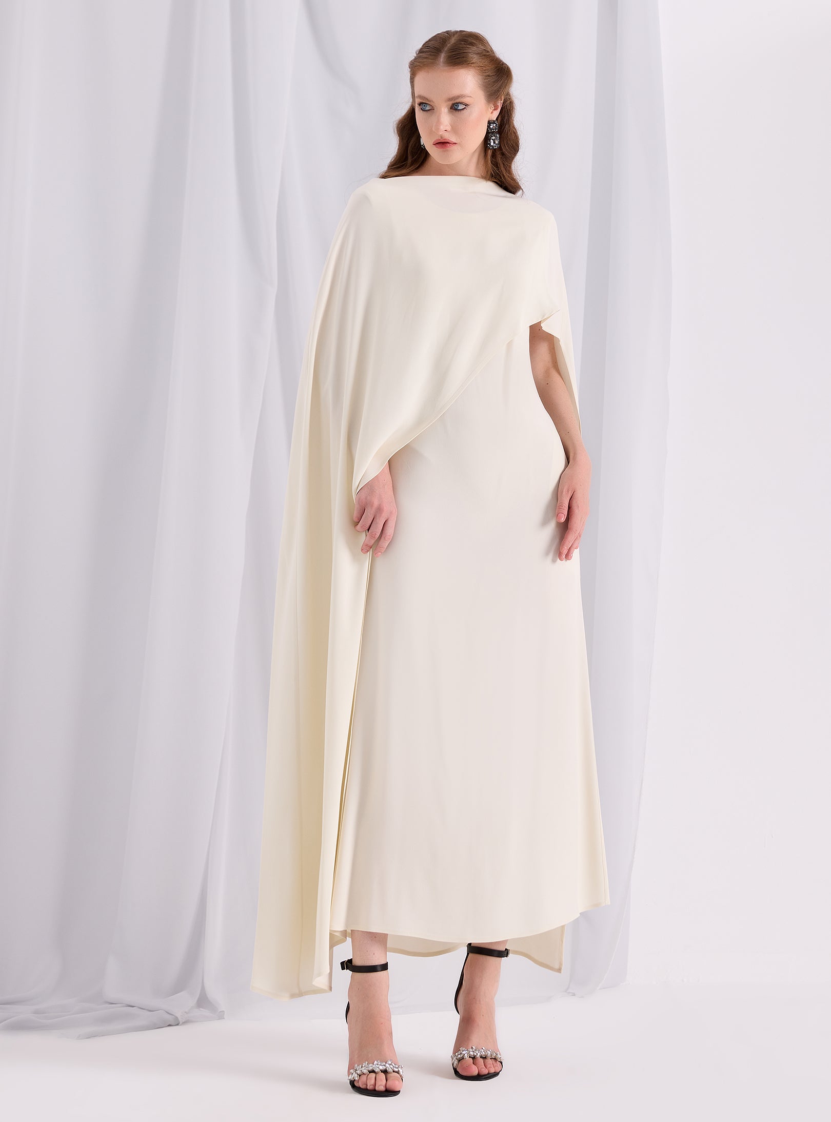 Off White Cape & Dress - Store WF