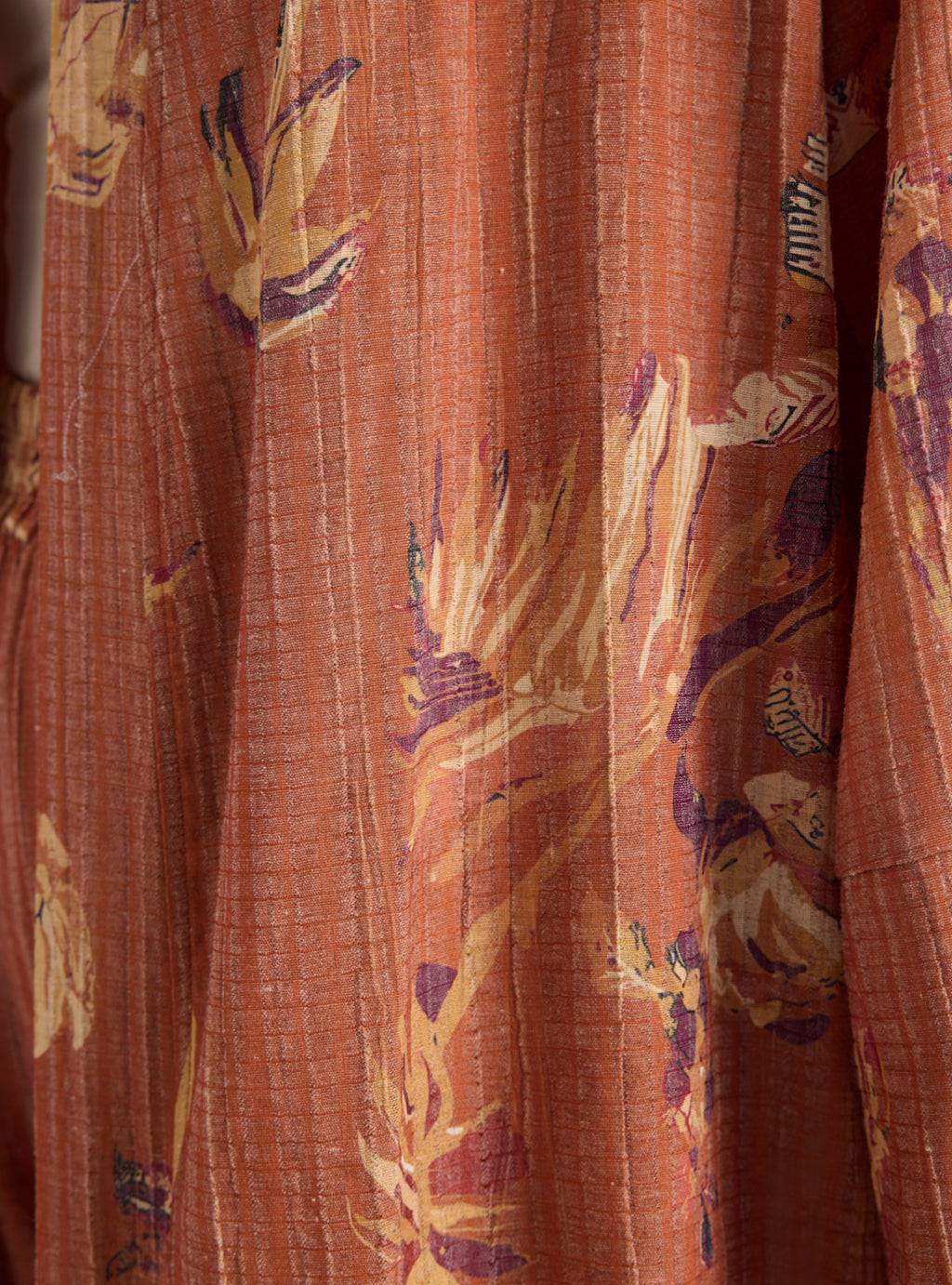 Orange Kimono & Trouser Set