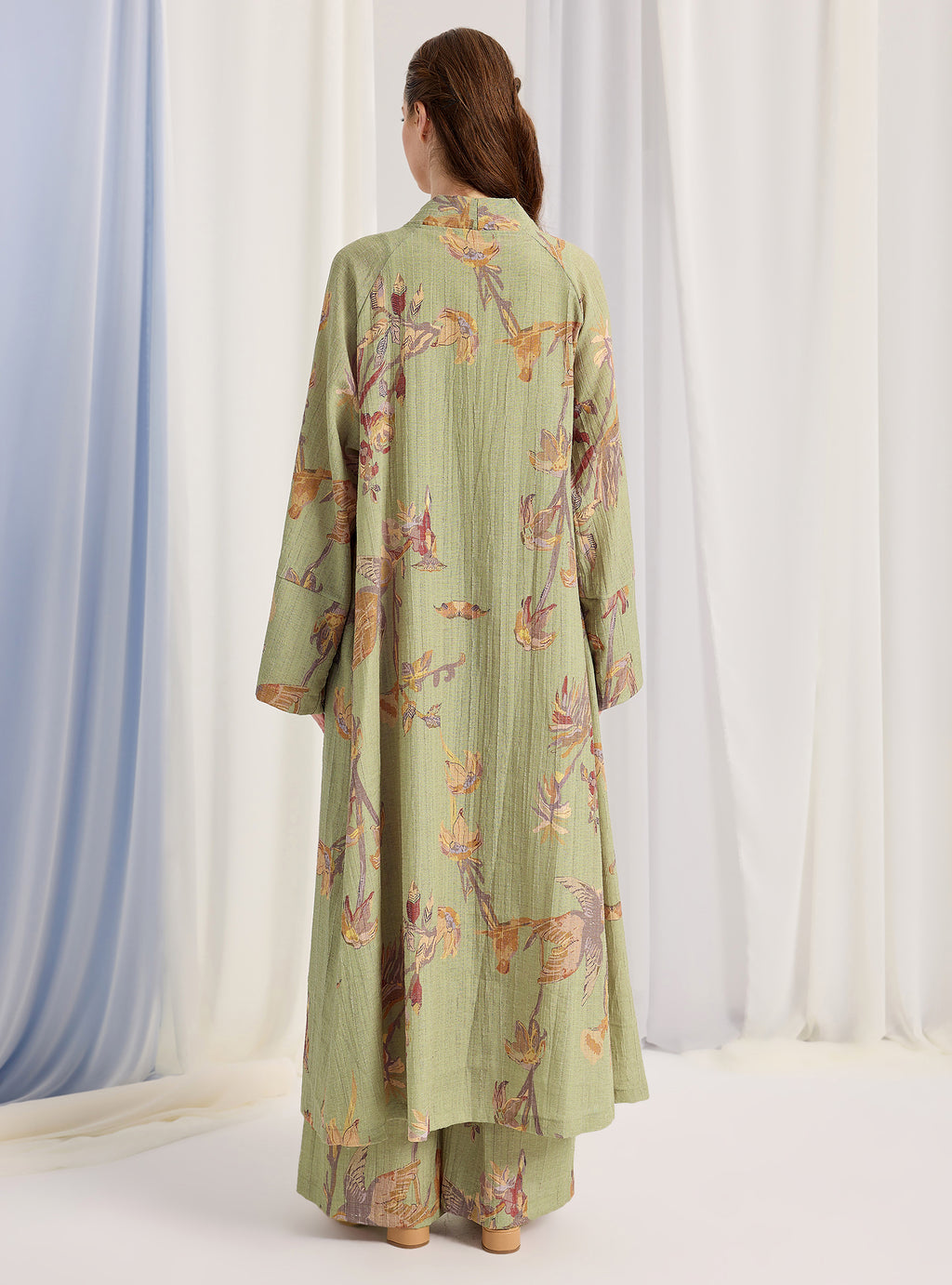 Green Kimono & Trouser Set - Store WF