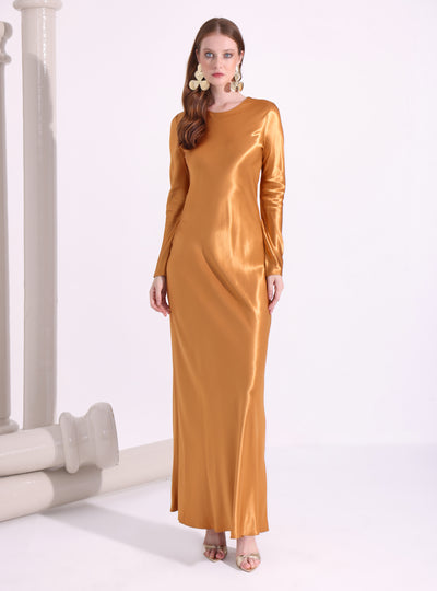 Orenage Satin Maxi Dress