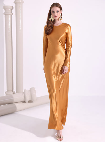 Orenage Satin Maxi Dress