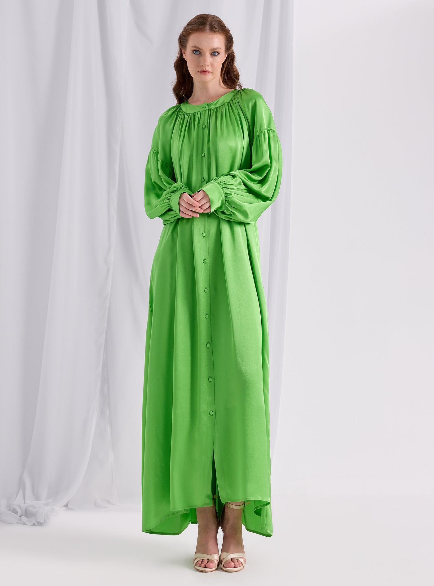 Green Over Size Dress