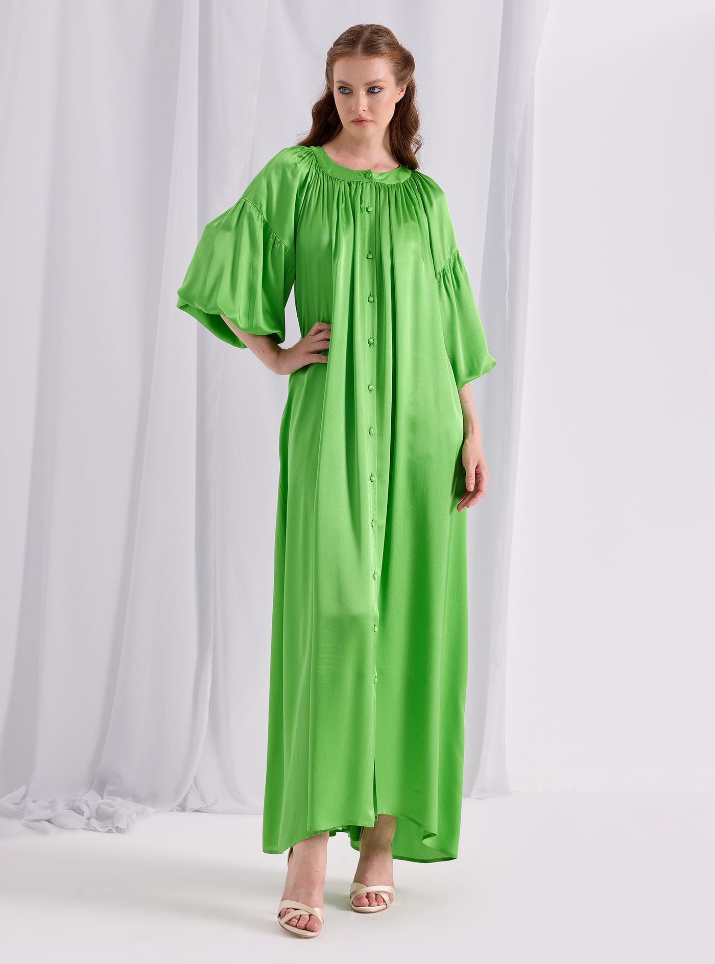 Green Over Size Dress