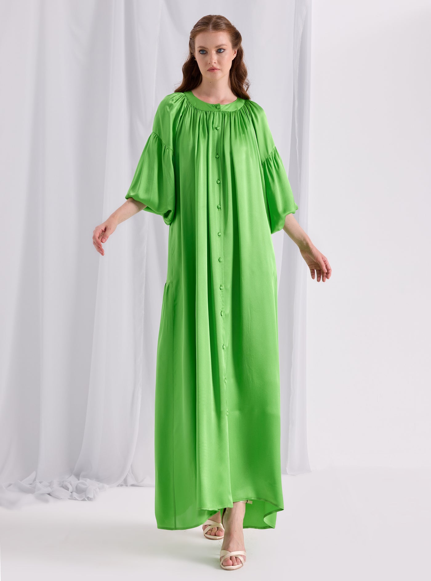 Green Over Size Dress