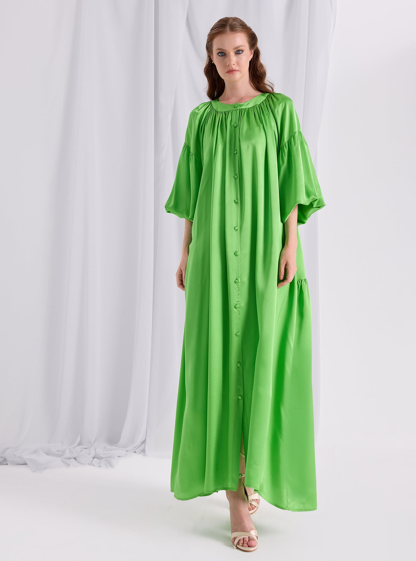 Green Over Size Dress