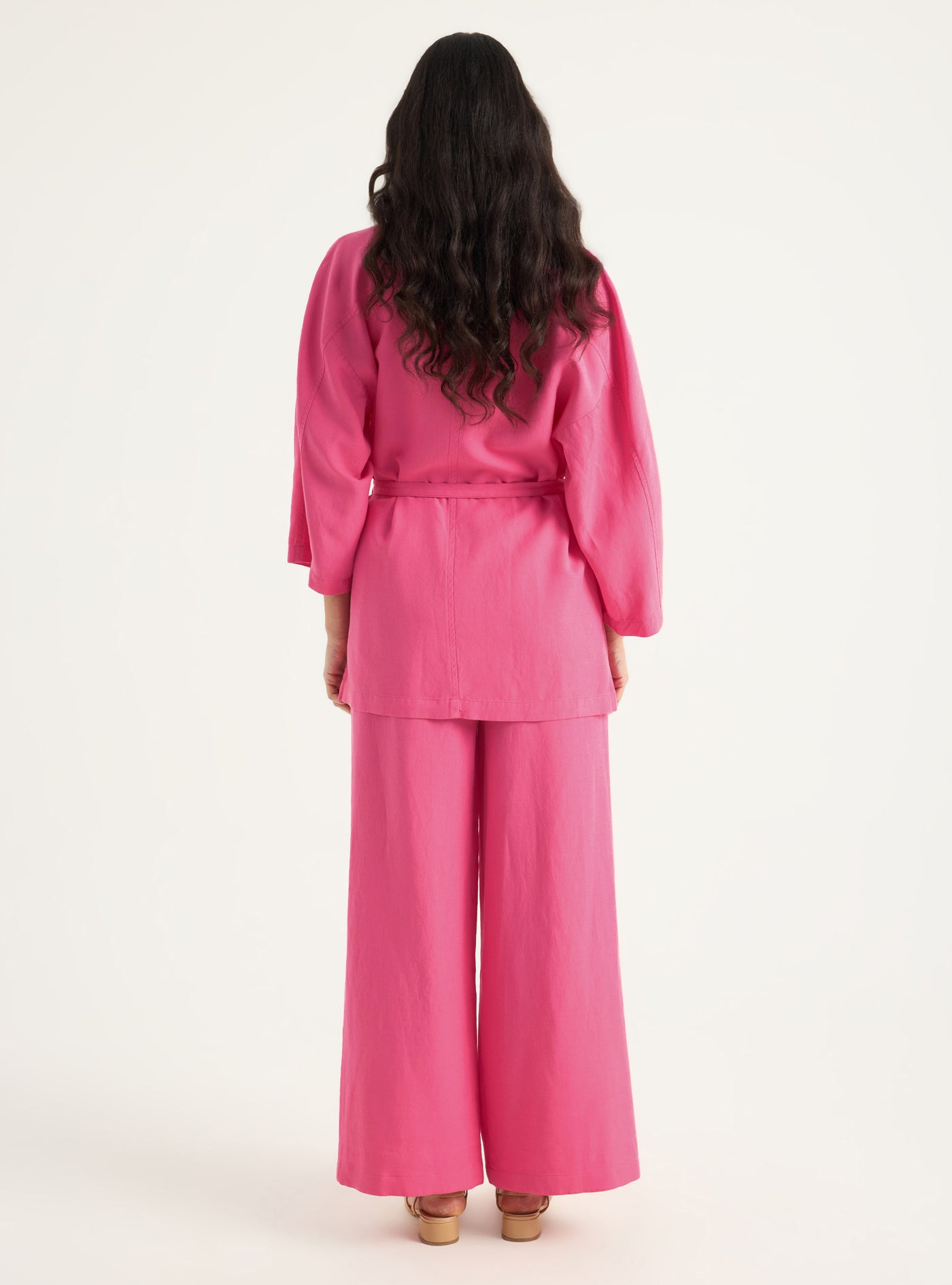 Kimono & Trouser Set Pink