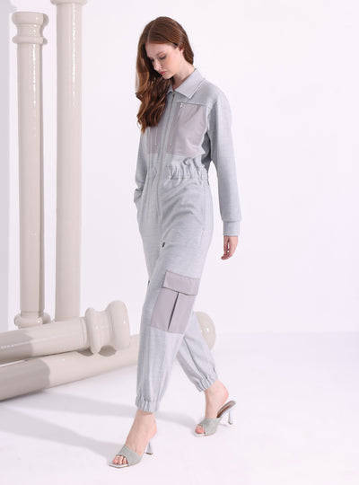 Gray Jumpsuit