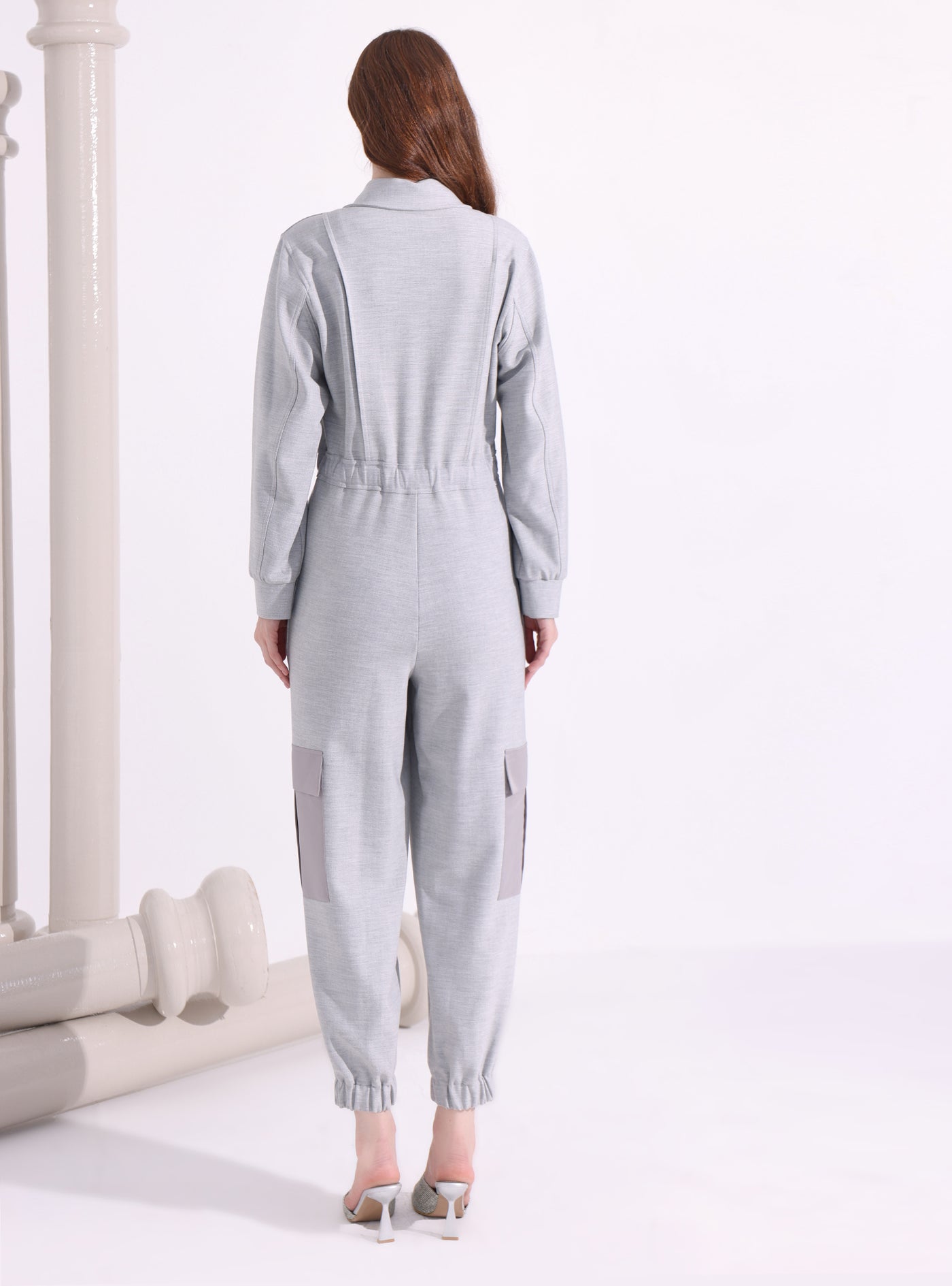 Gray Jumpsuit