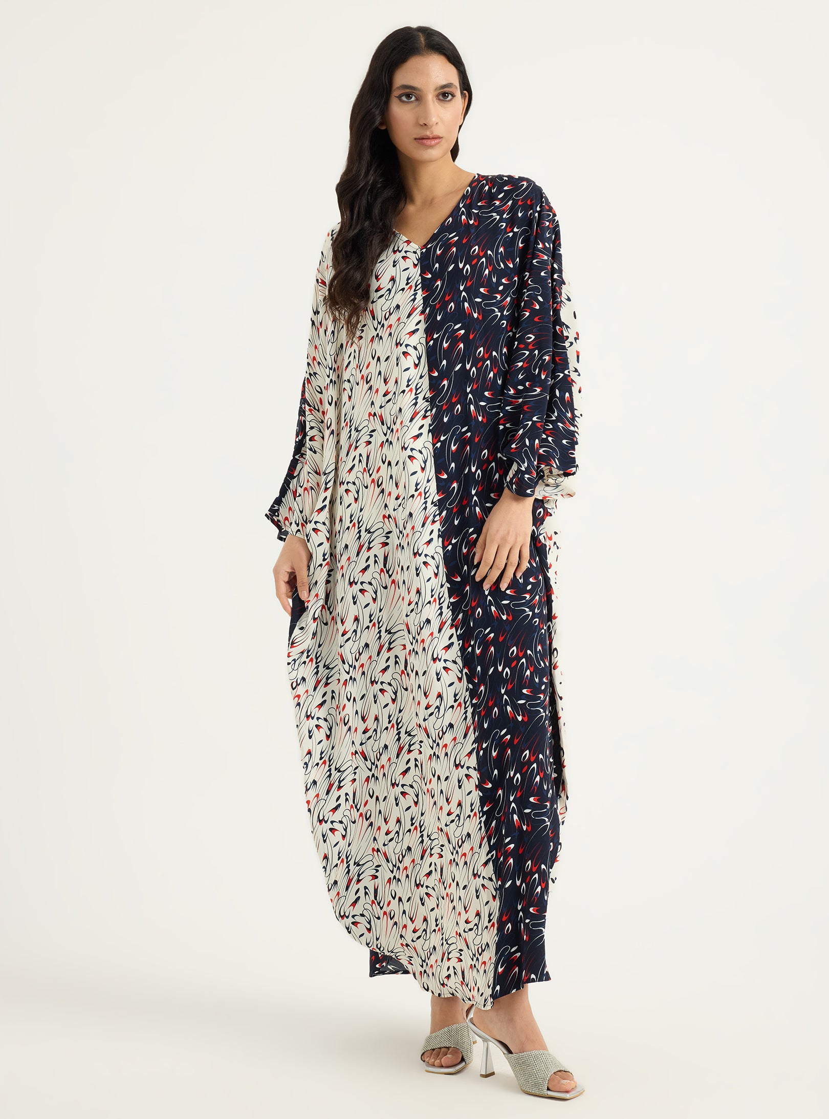 Multi-Colour Kaftan Dress - Store WF