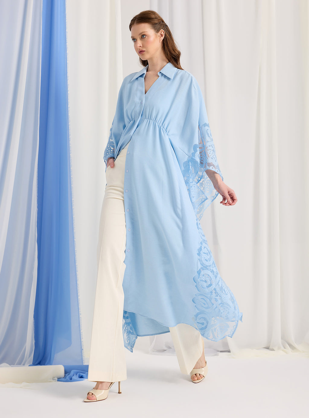 baby blue dress in store Pearl Mini Dress