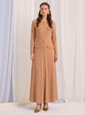 Signature Knit Dress with Gold Button - Store WF