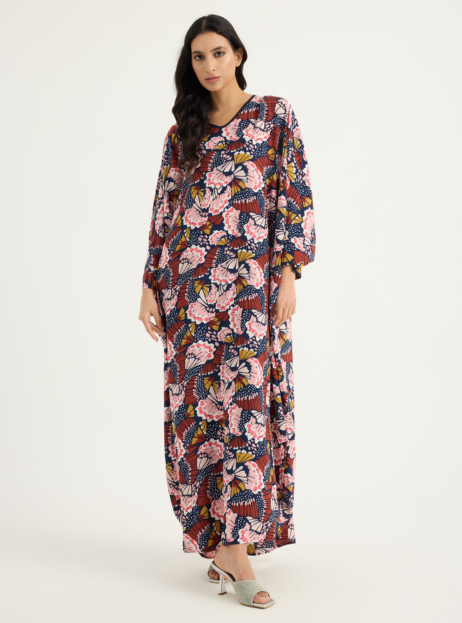 Viscose Kaftan Dress - Store WF