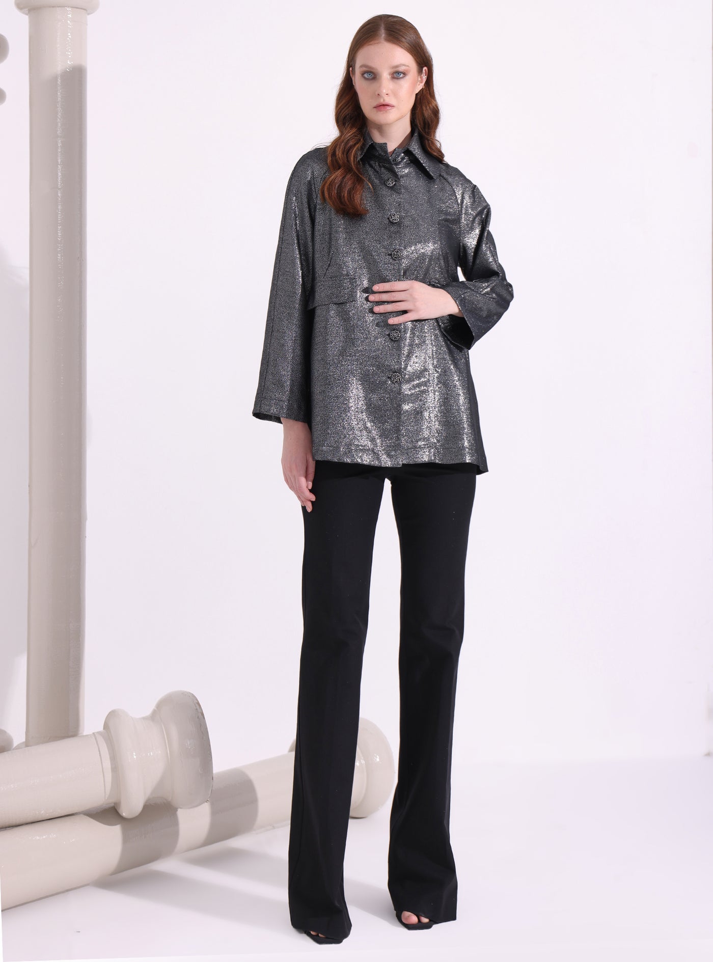 Silver Lurex Jacket