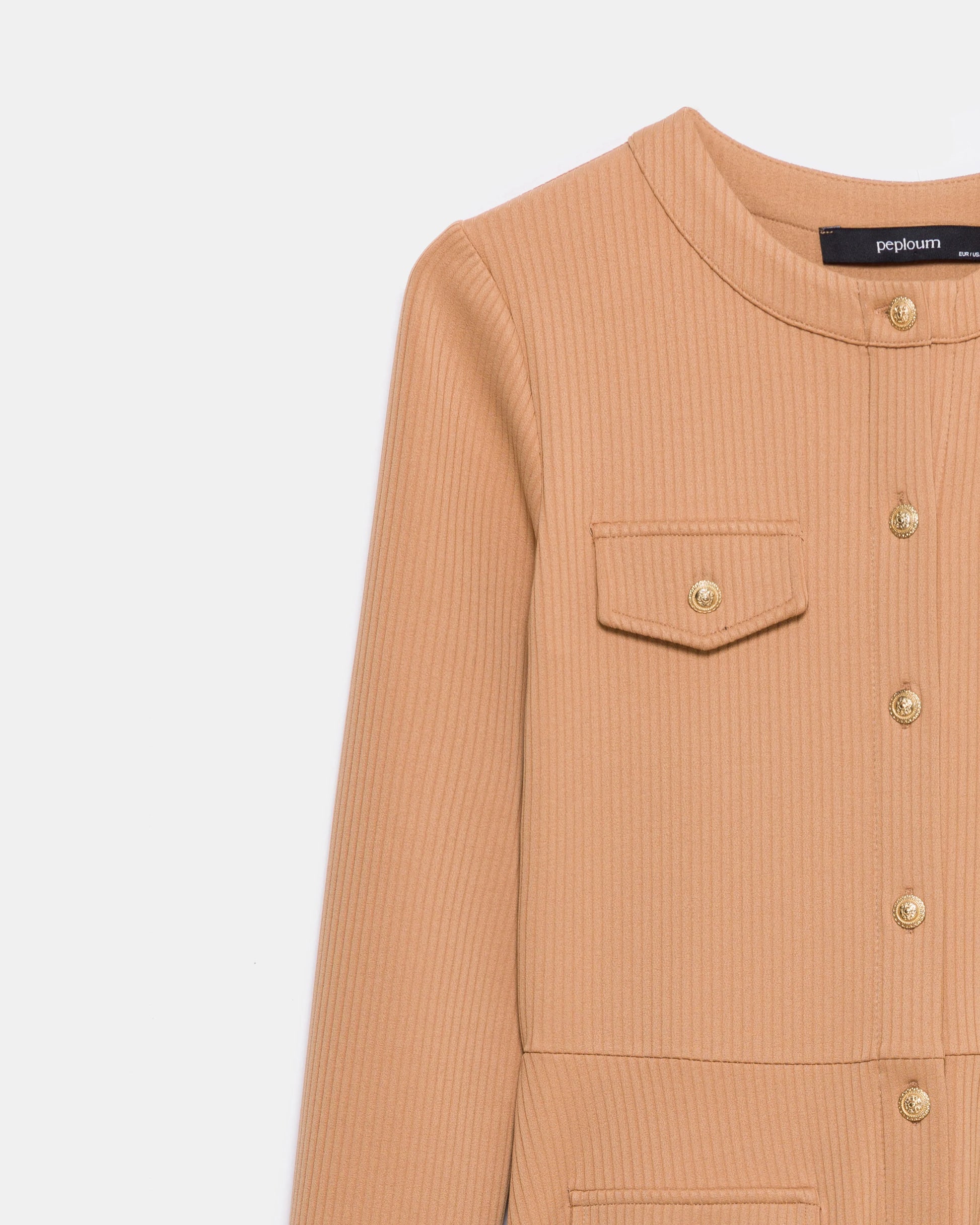 Signature Knit Dress with Gold Button