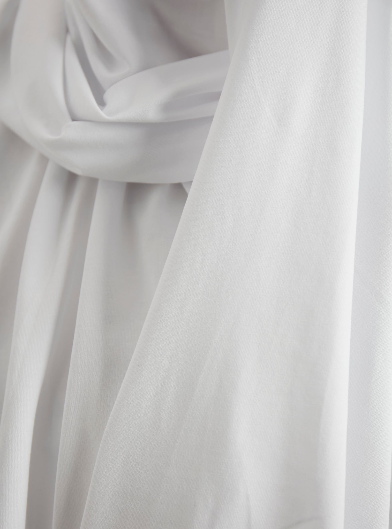 White Cotton Jersey Scarves Shawl - Store WF