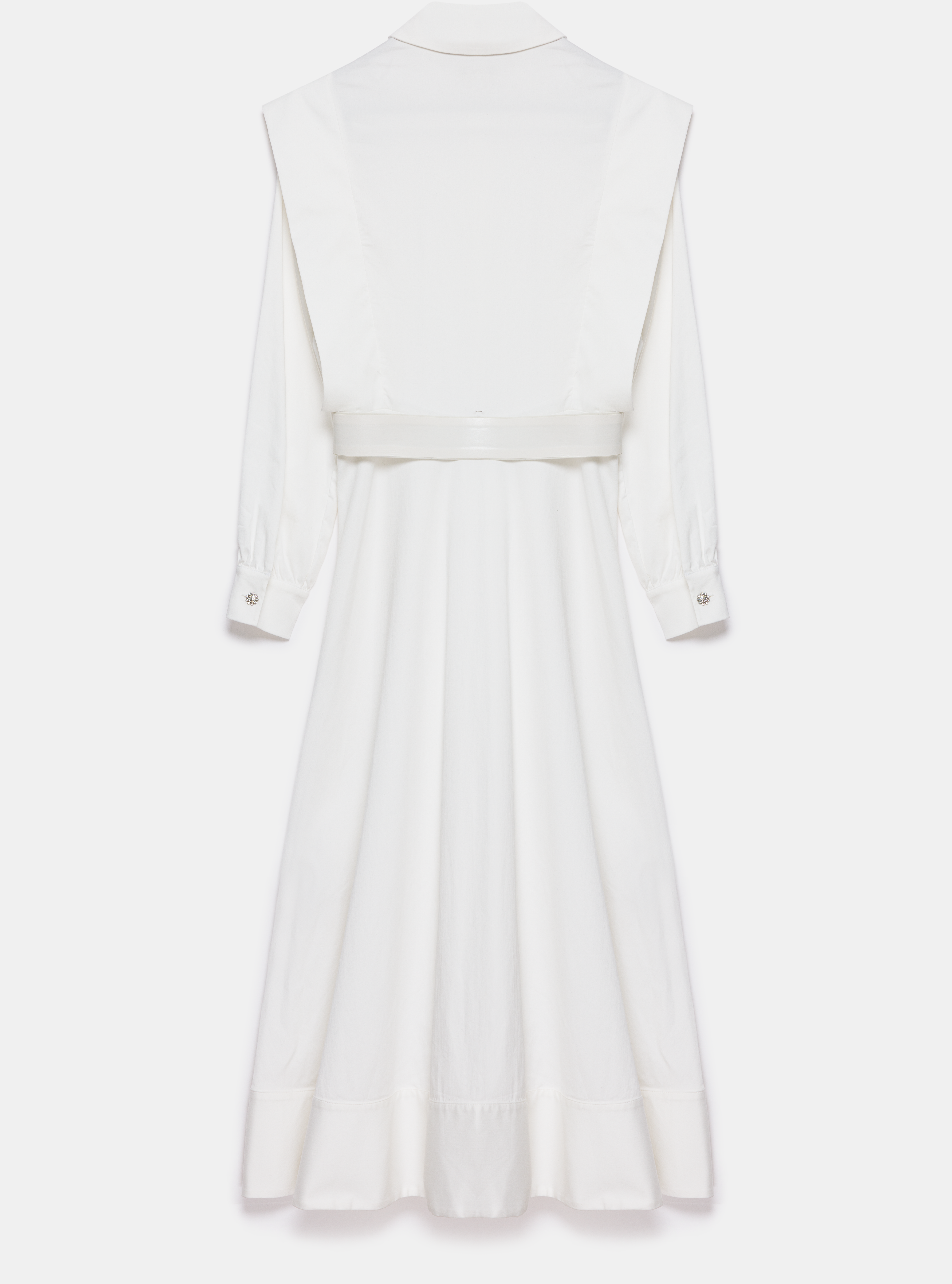 White Belted Maxi Dress - Store WF